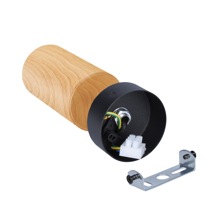 Brilagi - Bodové svítidlo SELE 1xGU10/30W/230V černá/dekor dubu