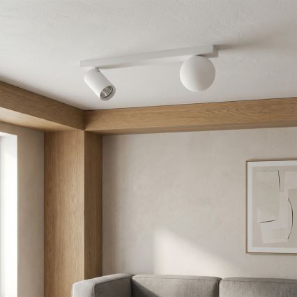 Brilagi - Bodové svítidlo SELE BALL 1xGU10/30W/230V + 1xG9/10W bílá