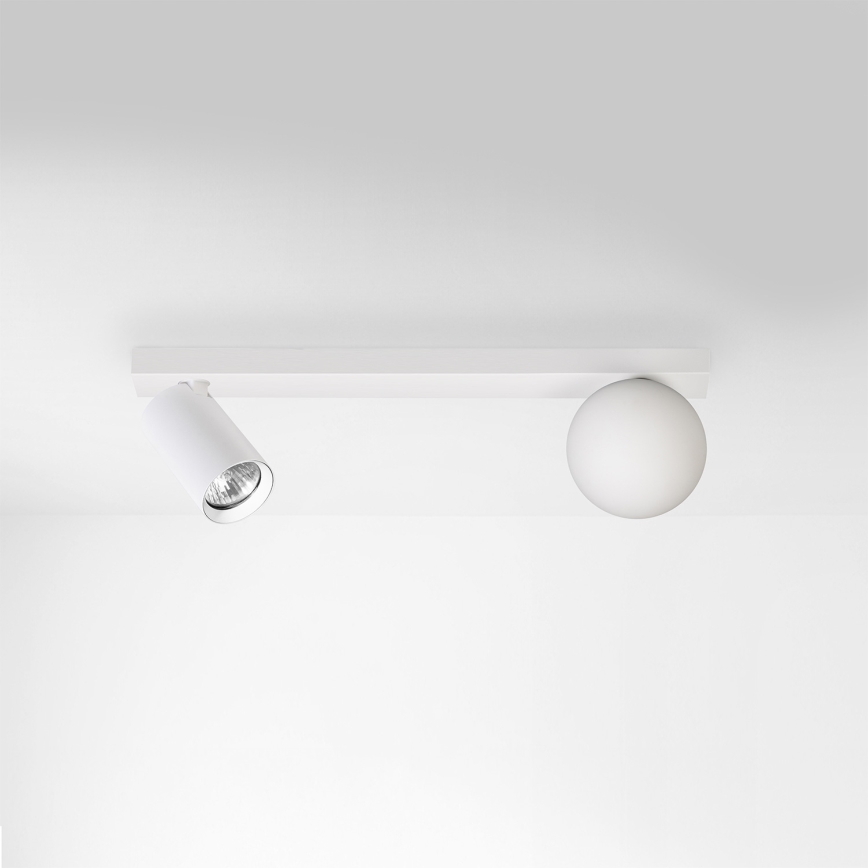 Brilagi - Bodové svítidlo SELE BALL 1xGU10/30W/230V + 1xG9/10W bílá
