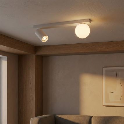 Brilagi - Bodové svítidlo SELE BALL 1xGU10/30W/230V + 1xG9/10W bílá