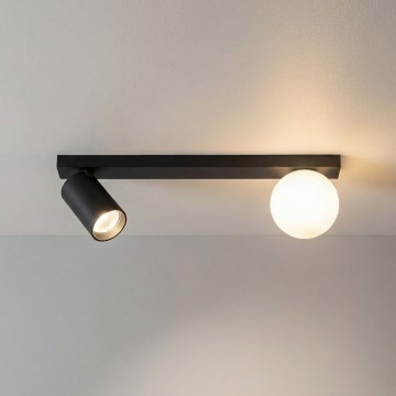Brilagi - Bodové svítidlo SELE BALL 1xGU10/30W/230V + 1xG9/10W černá