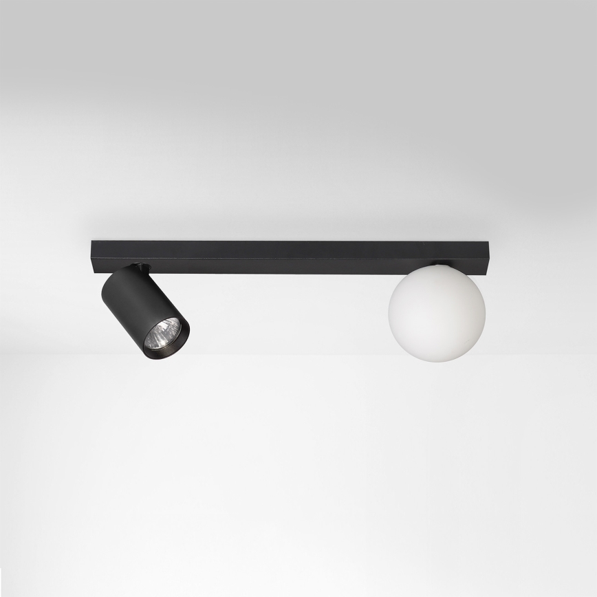 Brilagi - Bodové svítidlo SELE BALL 1xGU10/30W/230V + 1xG9/10W černá