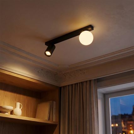 Brilagi - Bodové svítidlo SELE BALL 1xGU10/30W/230V + 1xG9/10W černá