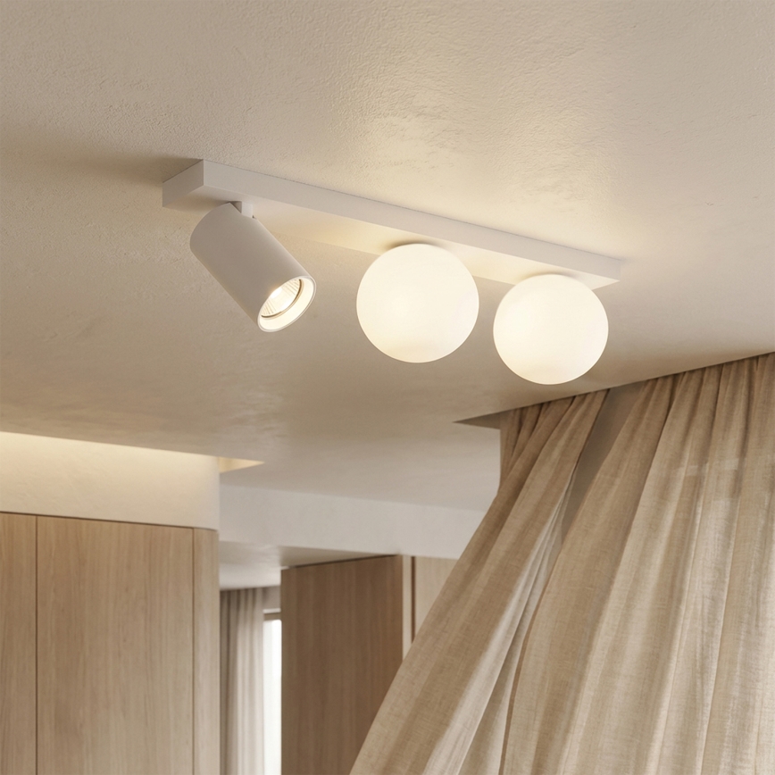Brilagi - Bodové svítidlo SELE BALL 1xGU10/30W/230V + 2xG9/10W bílá