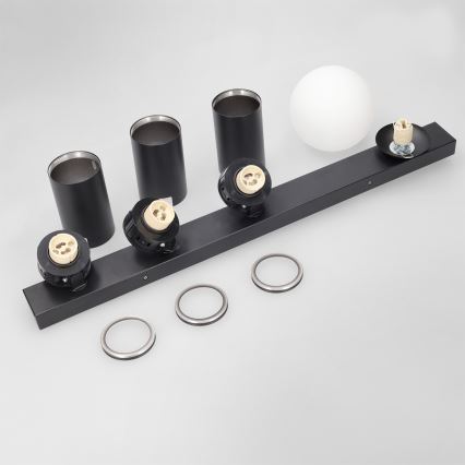 Brilagi - Bodové svítidlo SELE BALL 3xGU10/30W/230V + 1xG9/10W černá