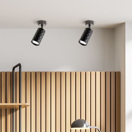 Brilagi - Bodové svítidlo SELE DIAMANT 1xGU10/30W/230V černá