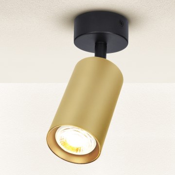 Brilagi - Bodové svítidlo SELE GOLDEN 1xGU10/30W/230V černá/zlatá
