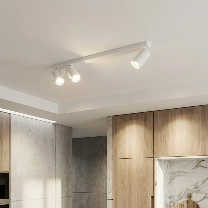 Brilagi - Bodové svítidlo SELE LONG 3xGU10/30W/230V bílá