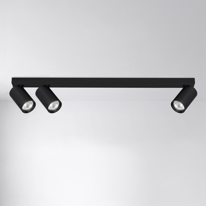 Brilagi - Bodové svítidlo SELE LONG 3xGU10/30W/230V černá