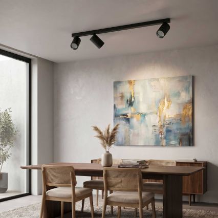 BRILAGI - Bodové svítidlo SELE LONG 3xGU10/30W/230V černá