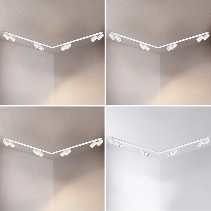 Brilagi - Bodové svítidlo SELE LONG 8xGU10/30W/230V bílá
