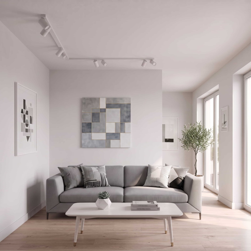 BRILAGI - Bodové svítidlo SELE LONG 8xGU10/30W/230V bílá