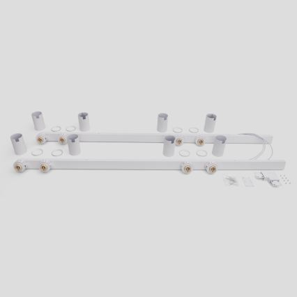 BRILAGI - Bodové svítidlo SELE LONG 8xGU10/30W/230V bílá
