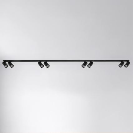 Brilagi - Bodové svítidlo SELE LONG 8xGU10/30W/230V černá