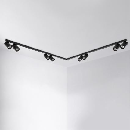 Brilagi - Bodové svítidlo SELE LONG 8xGU10/30W/230V černá
