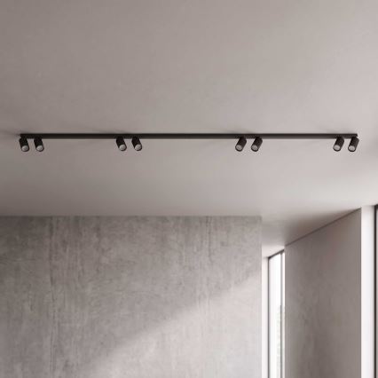 BRILAGI - Bodové svítidlo SELE LONG 8xGU10/30W/230V černá