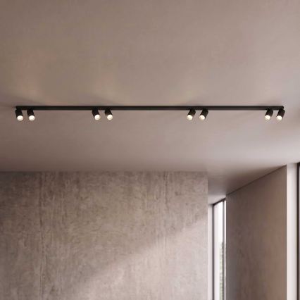 BRILAGI - Bodové svítidlo SELE LONG 8xGU10/30W/230V černá
