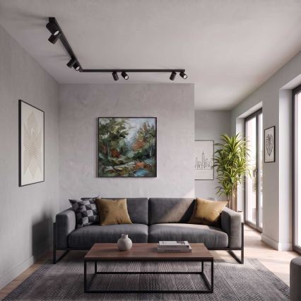 BRILAGI - Bodové svítidlo SELE LONG 8xGU10/30W/230V černá