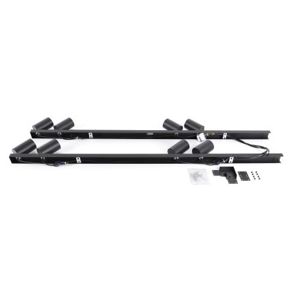 BRILAGI - Bodové svítidlo SELE LONG 8xGU10/30W/230V černá