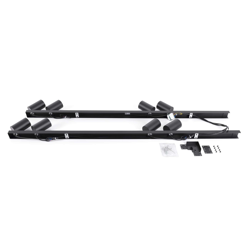 BRILAGI - Bodové svítidlo SELE LONG 8xGU10/30W/230V černá