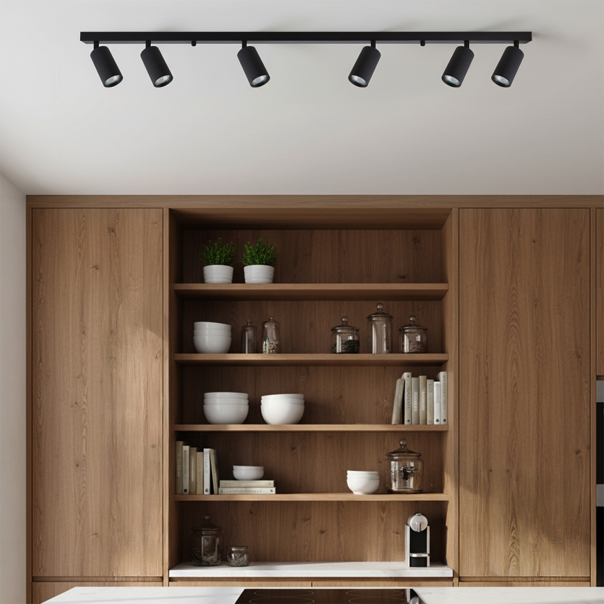 Brilagi - Bodové svítidlo SELE MODERN 6xGU10/30W/230V černá