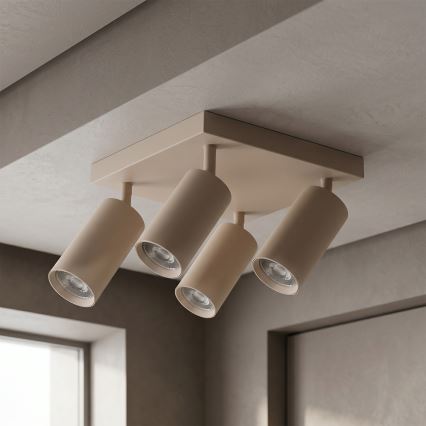 Brilagi - Bodové svítidlo SELE SQUARE 4xGU10/30W/230V béžová