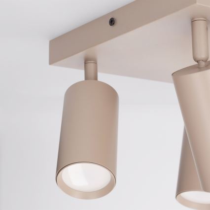 Brilagi - Bodové svítidlo SELE SQUARE 4xGU10/30W/230V béžová