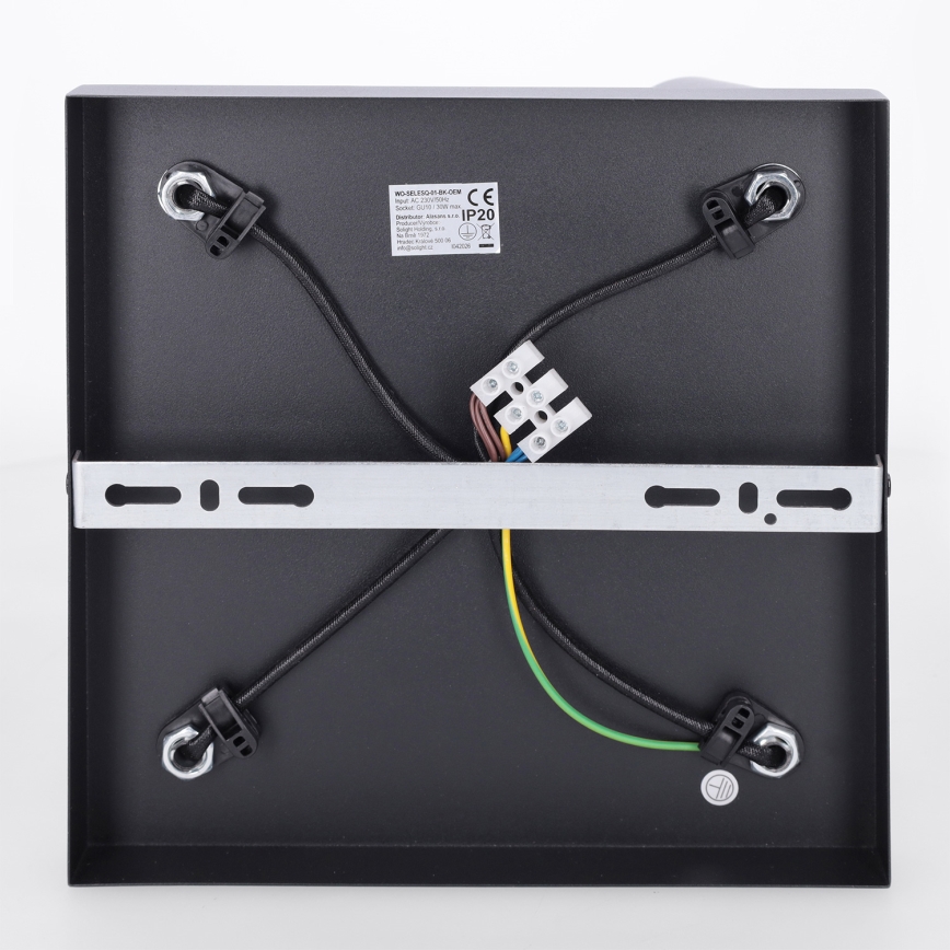 Brilagi - Bodové svítidlo SELE SQUARE 4xGU10/30W/230V černá