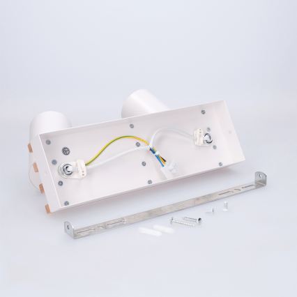 Brilagi - Bodové svítidlo SELE WOOD ACOUSTIC 2xGU10/30W/230V bílá/dřevo