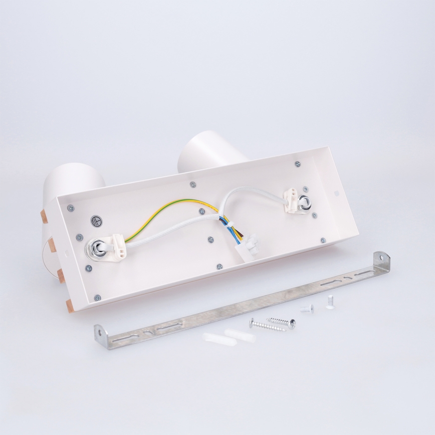 Brilagi - Bodové svítidlo SELE WOOD ACOUSTIC 2xGU10/30W/230V bílá/dřevo
