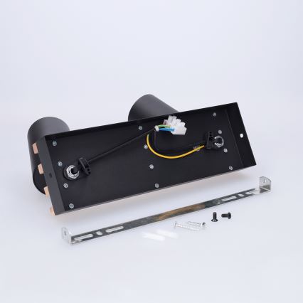 Brilagi - Bodové svítidlo SELE WOOD ACOUSTIC 2xGU10/30W/230V černá/dřevo