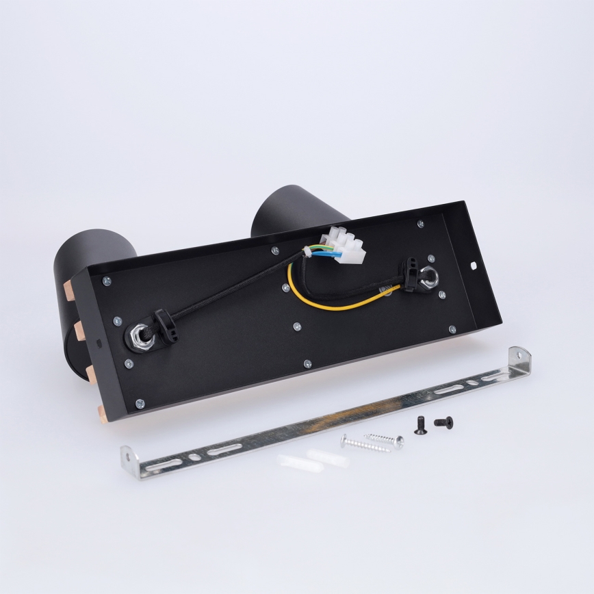 Brilagi - Bodové svítidlo SELE WOOD ACOUSTIC 2xGU10/30W/230V černá/dřevo