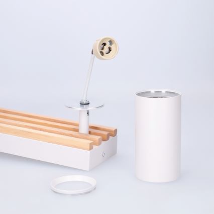Brilagi - Bodové svítidlo SELE WOOD ACOUSTIC 3xGU10/30W/230V bílá/dřevo