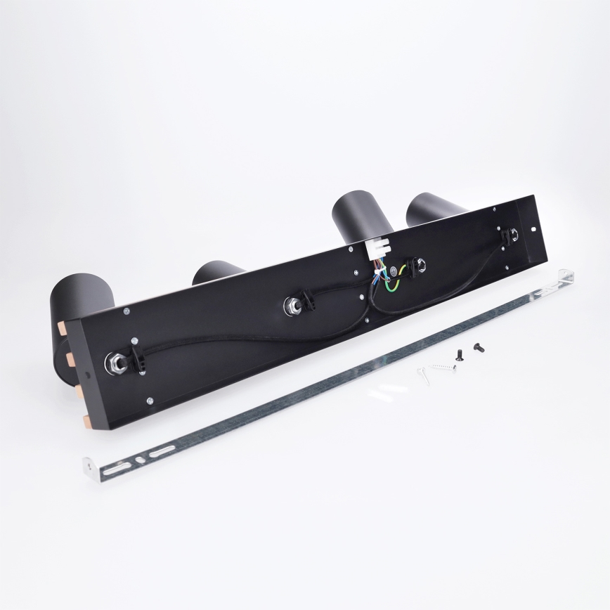 Brilagi - Bodové svítidlo SELE WOOD ACOUSTIC 4xGU10/30W/230V černá/dřevo