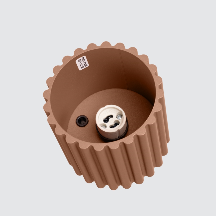 Brilagi - Bodové svítidlo SFERA 1xGU10/10W/230V pr. 10 cm hnědá