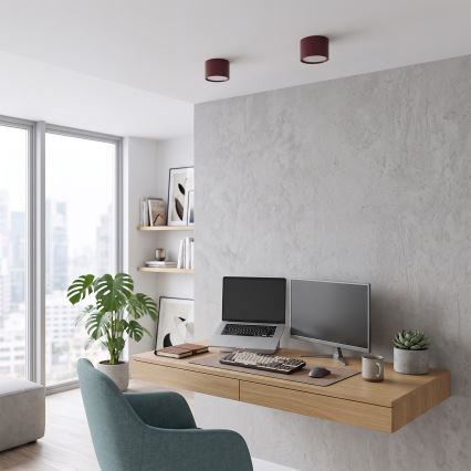 BRILAGI - Bodové svítidlo SMOOTH 1xGX53/15W/230V 60x82 mm burgundy