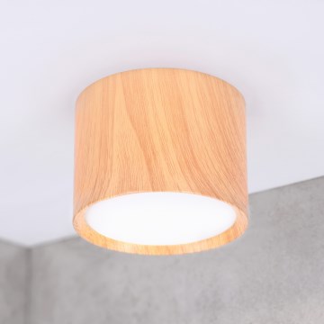 BRILAGI - Bodové svítidlo SMOOTH 1xGX53/15W/230V 60x82 mm dekor dubu