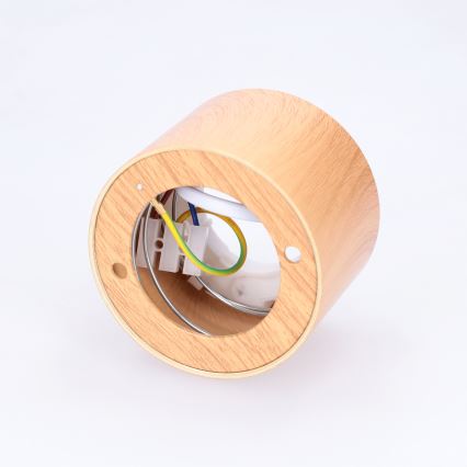 BRILAGI - Bodové svítidlo SMOOTH 1xGX53/15W/230V 60x82 mm dekor dubu
