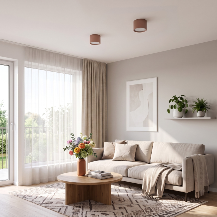 BRILAGI - Bodové svítidlo SMOOTH 1xGX53/15W/230V 60x82 mm hnědá