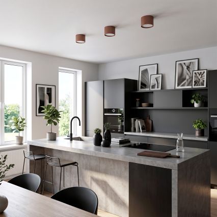 BRILAGI - Bodové svítidlo SMOOTH 1xGX53/15W/230V 60x82 mm hnědá