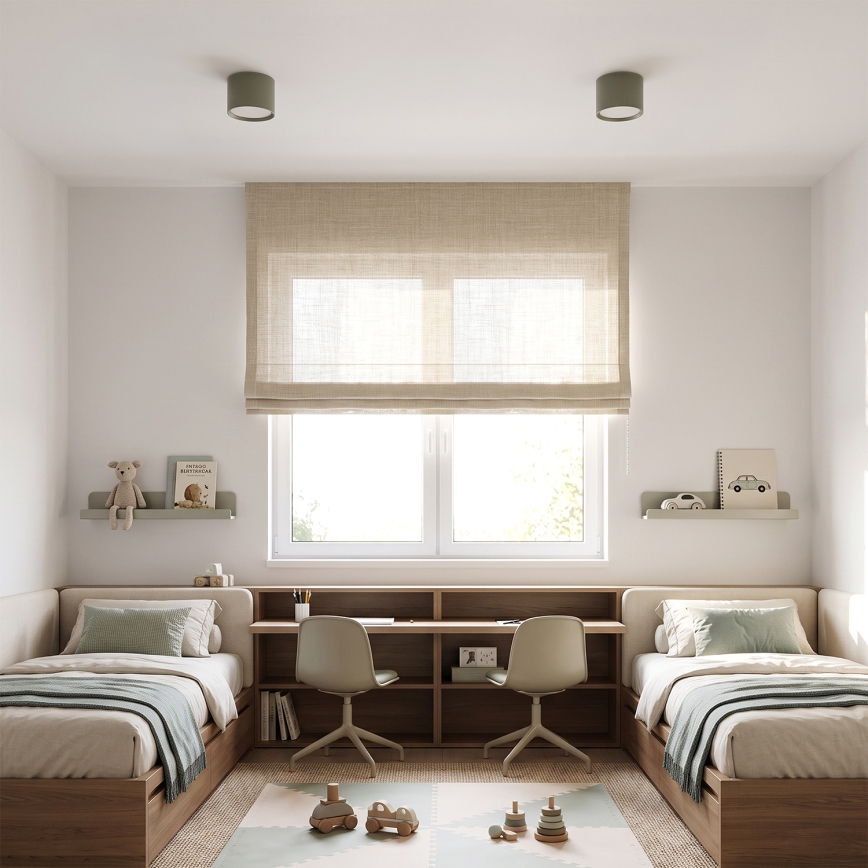BRILAGI - Bodové svítidlo SMOOTH 1xGX53/15W/230V 60x82 mm tmavě zelená