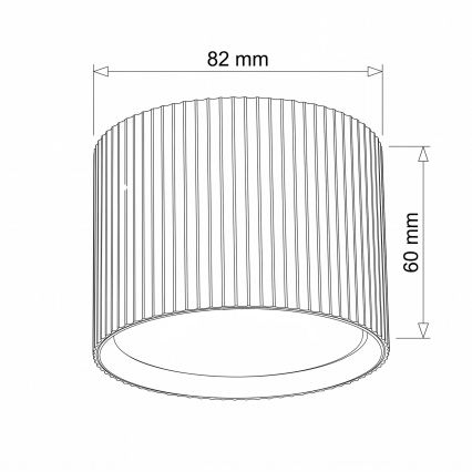 BRILAGI - Bodové svítidlo STRIPY 1xGX53/15W/230V 60x82 mm růžová