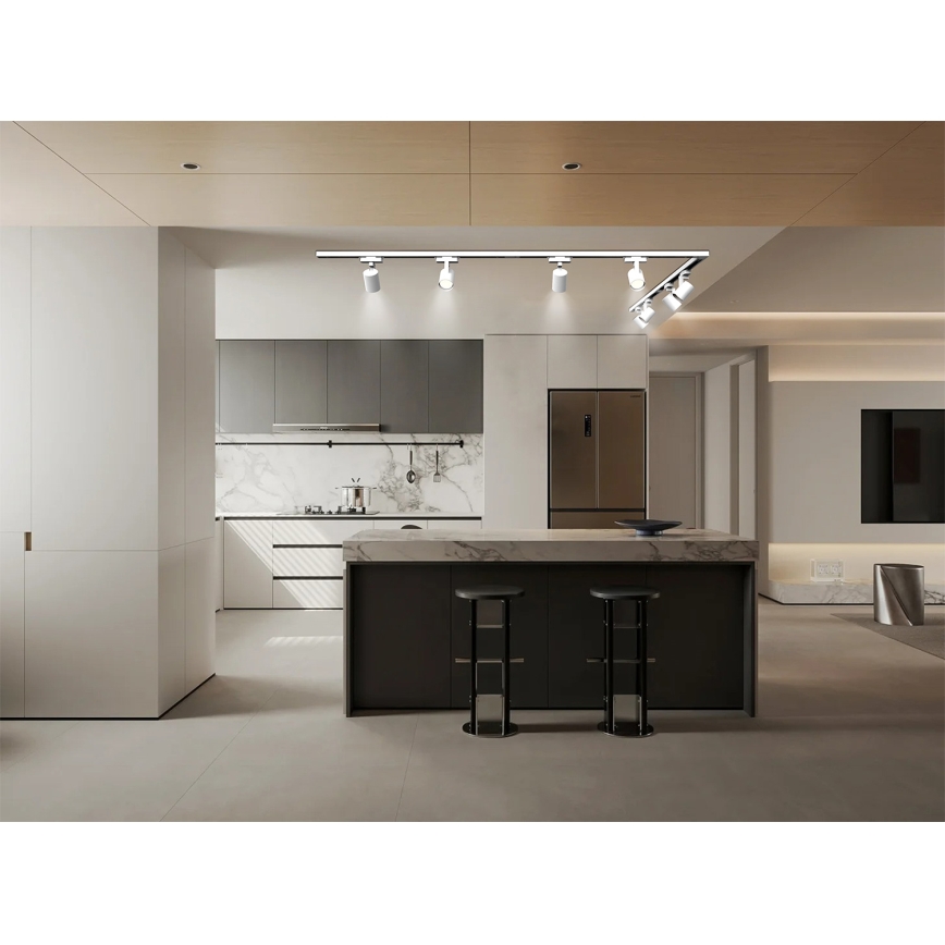 Brilagi - Bodové svítidlo v lištovém systému HUSKY 8xGU10/10W/230V bílá