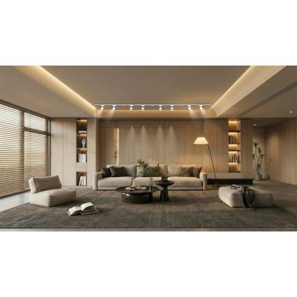 Brilagi - Bodové svítidlo v lištovém systému HUSKY 8xGU10/10W/230V bílá