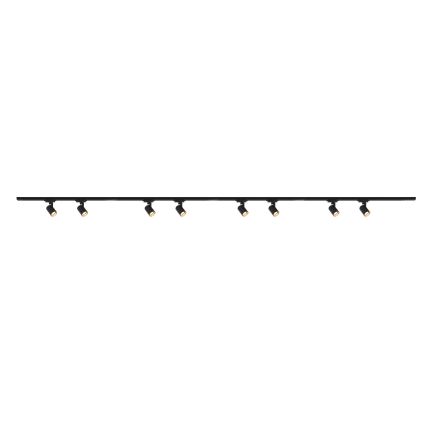 Brilagi - Bodové svítidlo v lištovém systému HUSKY 8xGU10/10W/230V černá