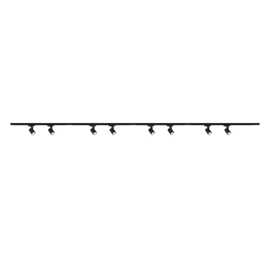Brilagi - Bodové svítidlo v lištovém systému HUSKY 8xGU10/10W/230V černá