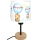 Brilagi - Dětská stolní lampa BOBO WOOD 1xE27/25W/230V dub/černá/bílá/zvířátka