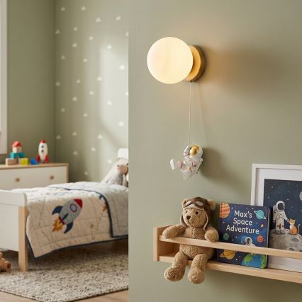 Brilagi - Dětské nástěnné svítidlo ASTRO 1xE14/15W/230V bílá