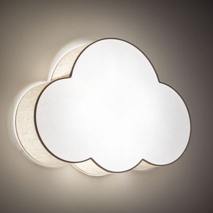 Brilagi - Dětské stropní svítidlo NIMBUS 4xE27/15W/230V 46x63 cm béžová