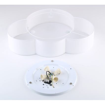 Brilagi - Dětské stropní svítidlo NIMBUS 4xE27/15W/230V 46x63 cm bílá